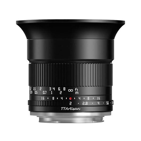 TTArtisan 10mm F2 APS-C Ultra-Wide Camera Lens Compatible with Fuji X-Mount Cameras XS10 X-A5 X-A7 X-M1 X-M2 X-E4 X-T1 X-T10 X-T2 X-T20 X-T3 X-T4 X-T100