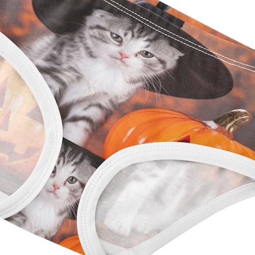 Animals Girls Underwear Toddler 2t Cotton Panties Little Girl Halloween Cat Pumpkin Briefs Girls Undies4