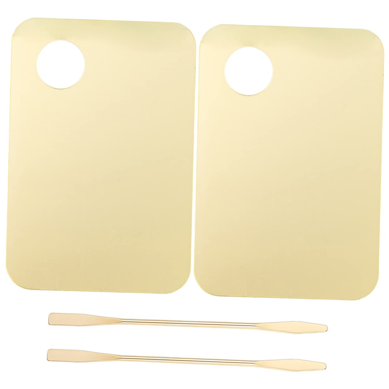 FRCOLOR 10 Set tavolozza dei colori tavolozza arrossire tavolozza per unghie palette strumenti di pittura piccolo vassoio per miscelare il trucco strumento di miscelazione dei pigmenti