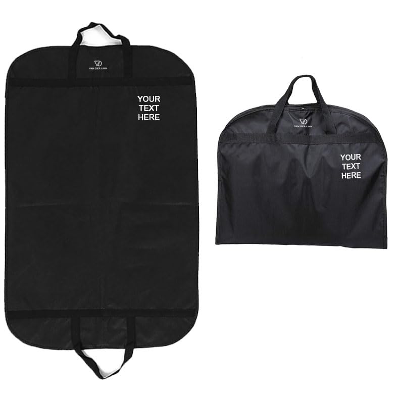 Van Der Linn Personalised Embroidered Suit Cover Carrying Bag Dance Costume Carrier (120cm VDL Dance Suit Bag)