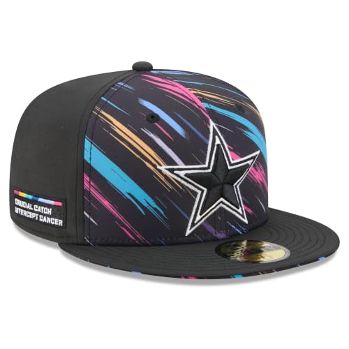 New Era Men's Black Dallas Cowboys 2026 NFL Crucial Catch 59FIFTY Fitted Hat