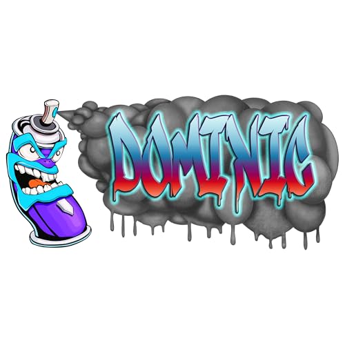 Vinilo decorativo personalizado estilo graffiti 3D