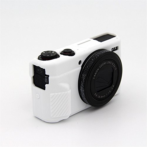 Funda de Silicona Protectora Canon G7X II Blanca - Fernando Cortés
