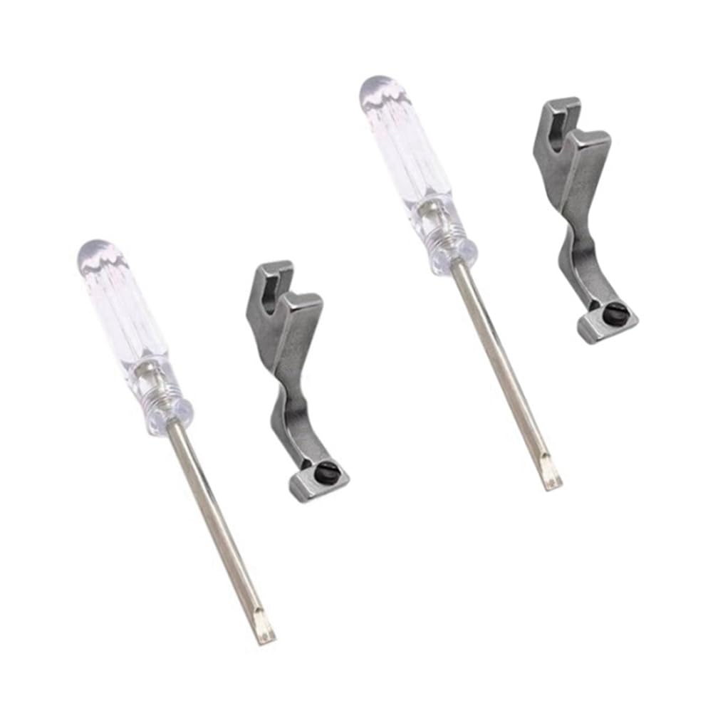 Steowsey Adjustable Zipper Presser Foot Unilateral Zipper Feet For Single Needle Lockstitch Industrial Sewing Machine