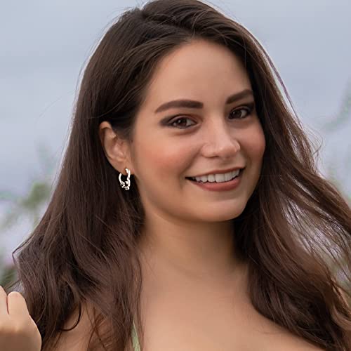 925 Sterling Silver Paw Print Earrings Heart Hoop Earrings for Women Puppy Dog Earrings for Pet Lovers Dog Mom Gifts Jewelry2