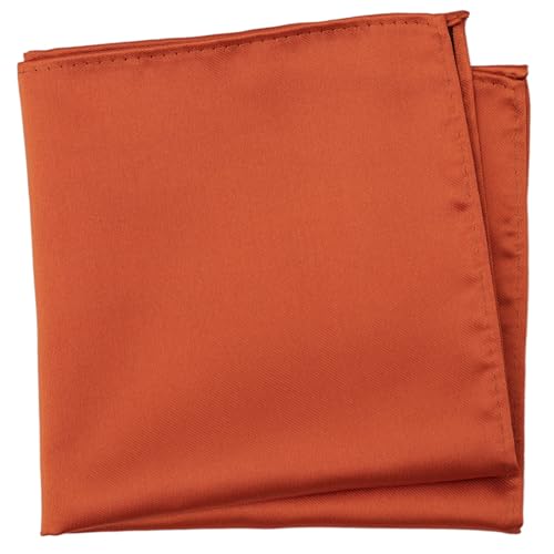 Image of Boy's Solid Tie with Pocket Square Set, Regular Necktie for Children and Kids, Self-Tied