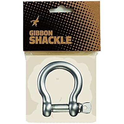 GIBBON Slackline Shackle - دعم Slackline للرسو - ملحق Slack Line للخطوط الطويلة والخطوط الثلاثية - مرفقات لمجموعة الأدوات الخاصة بك