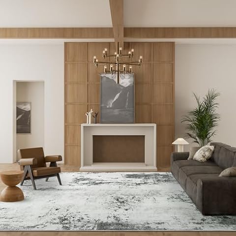 HOMBYS 8x10ft Memory Foam Rug Cover