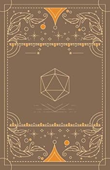 RPG Journal: SMALL SIZE: Mixed paper: Ruled, graph, hex: For role playing gamers: Notes, tracking, mapping, terrain plans: Vintage dice deco art cover