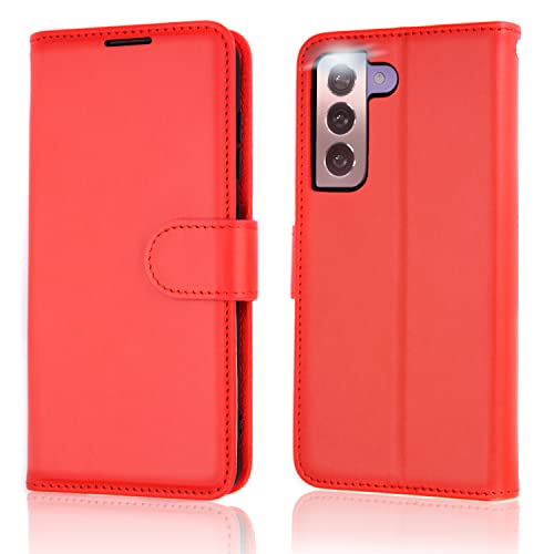 TECHGEAR Custodia in Pelle Galaxy S22 Plus, Cover