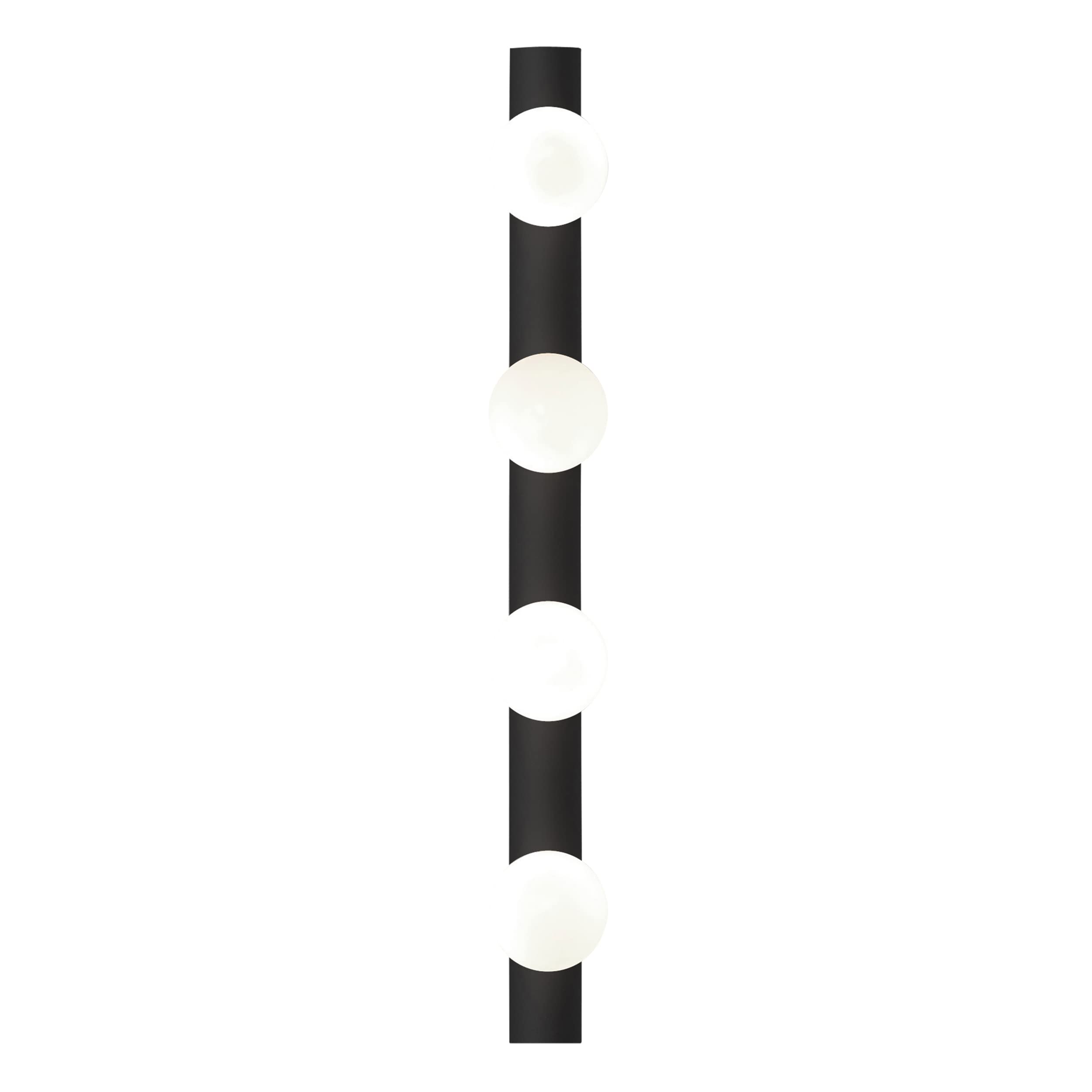 Astro Matt Black Cabaret 4 Ii Bathroom Wall Light - Ip44 Rated - (Matt Black), G9 Lamp, Designed In Britain - 1087007-3 Years Guarantee