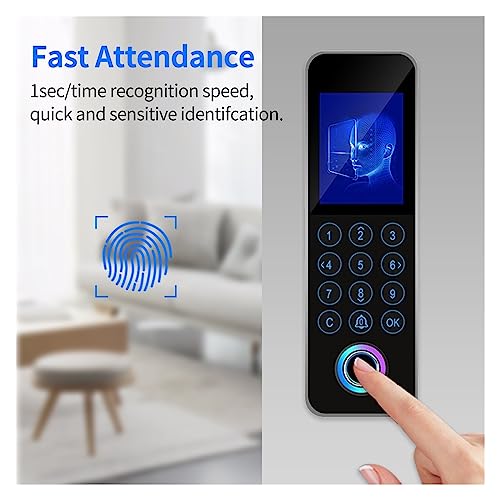 Reseau controle d'acces a double frequence d'empreintes digitales metal anti-effraction PME