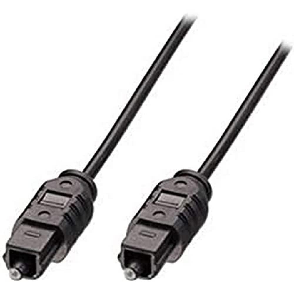 Lindy 32.8 ft TosLink Male to Male Fiber Optic Digital Audio Cable for Dolby Digital & DTS Surround Sound