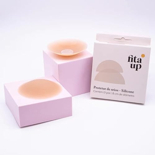 Protetor Tapa Bico do Peito Silicone Adesivo Reutilizável Sutiã Invisível 1 Par Fita UP