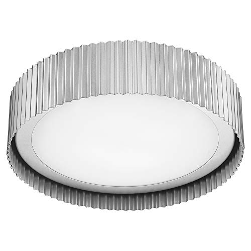 40% Off Discount Flush Mount Ceiling Light, LMS 14 inch 18W 1500 Lumens LED Ceiling Lights, CRI 80+, Satin Nickel Ceiling Light Fixture, Metal Body and Acrylic Shade, LMS-081 Super Cheap 🛒 Flush Mount Ceiling Light, LMS 14 inch 18W 1500 Lumens LED Ceiling Lights, CRI 80+, Satin Nickel Ceiling Light Fixture, Metal Body and Acrylic Shade, LMS-081