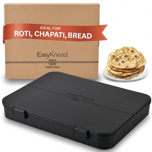 TraditionTools EasyKnead Roti Box – Rotibox for...