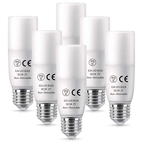 LED電球 E26 ミニクリプトン 5.5W 昼白色 T形 60W形相当 600ルーメン パルックボール(D25形) 全配光タイプ EFD25・EFD15 代替推奨 断熱材施工器具対応 斜め付き 横挿し向け専用 密閉形器具対応 PSE認証取得 明るい Alantis(6個入)