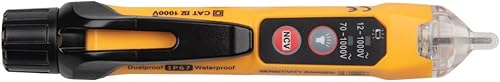 Miniatura 11 de Klein Tools NCVT3PKIT Kit de prueba eléctrica, probador de voltaje sin contacto de doble rango con linterna, probador de voltaje CA/CC