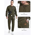 JMIERR Men's 2 Piece Outfits Knit Jacquard Pullover Sweatshirt Tracksuit & Joggers Sweatpants Sweatsuit Sets with Pockets - Image 5