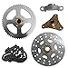 Togarhow 29inch 740mm Rear Axle Shaft Kit with 4.10-6 Front/Rear Wheels Tires 6