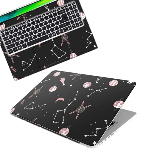 Image of Galaxsia Universe D1 Full Body Vinyl Laptop Skin /Sticker /Cover Upto 15.6 Inches Laptops Laminated-Removable-HD Quality Compatible for Hp-Dell-Sony-Lenovo-Asus etc.(15x10 Inches)