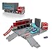 MICRO MACHINES Optimus Prime Hauler PLAYSET - Converting Playset with Eight Unique Actions Zones and Exclusive Autobot Corvette