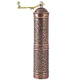 Generic Copper Coffee Mill, Traditional Style, Authentic Coffee Experience, Large Size