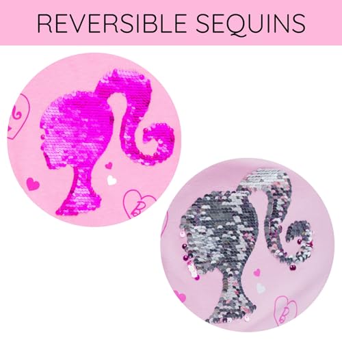 Barbie Birthday Girls Sequin T-Shirt - Pink4