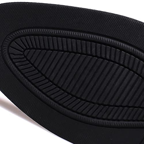 Men's Business Attire Casual Shoes British Pointed Solid Color Lace Up Leather Shoes Leather Lifted Dress Shoes for Men (Black, 9.5)2