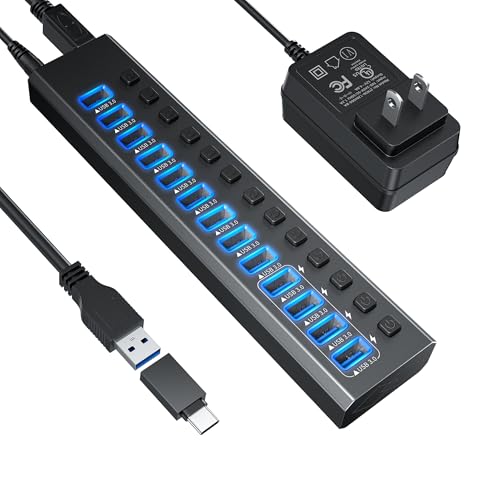Leinsis 13-Port Powered USB 3.0 Hub