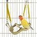 Baoblaze Wood Bird Swing Toy,Parakeet Toy Accessories,Hanging,Bird Perches,Parrot Swing for Parakeet Lovebirds Cockatiels