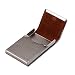 ZLDGYG WDSHY Accessori per Fumatori Portasigarette 1 PC Custodia per sigari Porta Carte Multifunzione in Acciaio Inossidabile Porta Tabacco in PU (Color : C)