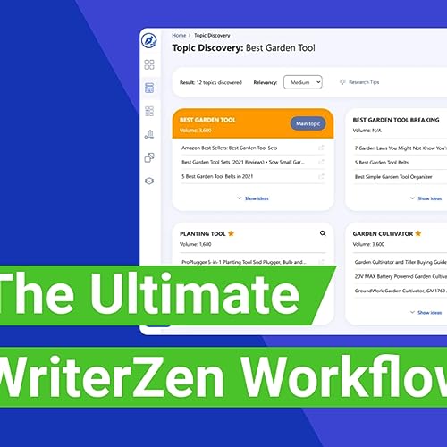 WriterZen - Gain organic traffic easily with the ultimate WriterZen workflow