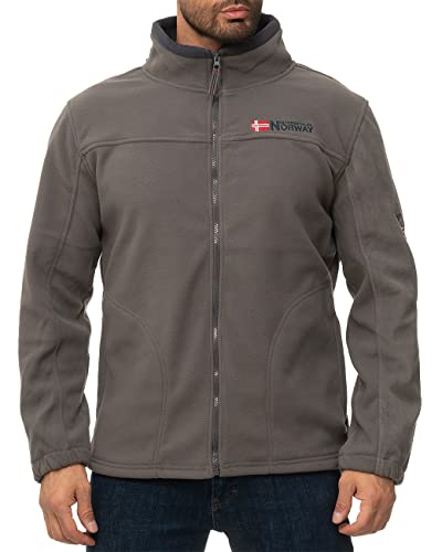 Geographical Norway Herren Fleecejacke Modell 05 bans Men Dark-grey M