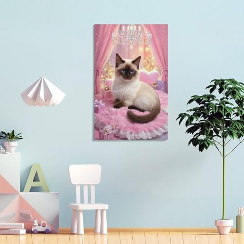 Tableau siamois décoration murale toile pour masquer mur vide - 4