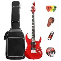 Equipped with a single-shake tremolo system, the tension of the strings is stable without running out of tune, and the timbre changes richly. The silver-plated metal fully enclosed knob has strong oxidation resistance, is not easy to enter sundries, ...