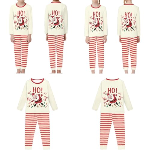Matching Pajamas for Family Christmas Pjs Sets 2 Piece Pajama Holiday Loose Fitting Long Sleeve Casual3