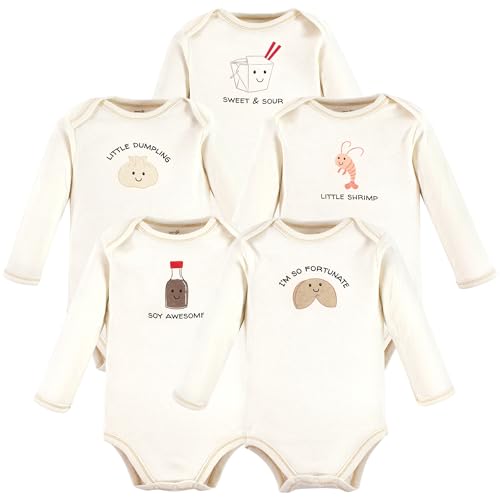 Image of Touched by Nature Unisex Baby Organic Cotton Long-Sleeve Bodysuits