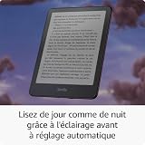 Amazon Kindle Paperwhite Signature Edition (Nouvelle génération) - Notre modèle le plus rapide avec éclairage avant à réglage automatique et charge sans fil - 32 Go - Noir métallisé - 4