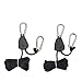 Hyindoor Sangle à Cliquet Corde 1/8 pouces Rope Ratchet Robuste Réglable pour Lampe à suspension Growth (2 pièces)