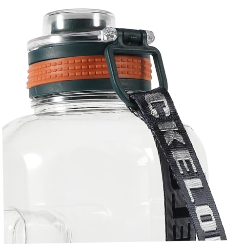 Jarra de agua portátil de plástico transparente que elimina fugas en mochila 6