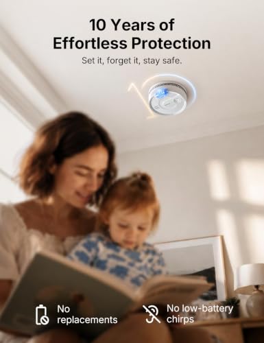 X-Sense Interconnected Smoke Detector, 10-Year Battery, SD20-W, 6-Pack - image 4