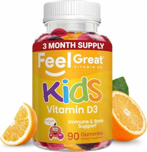 Feel Great Kids Vitamin D3 Gummies