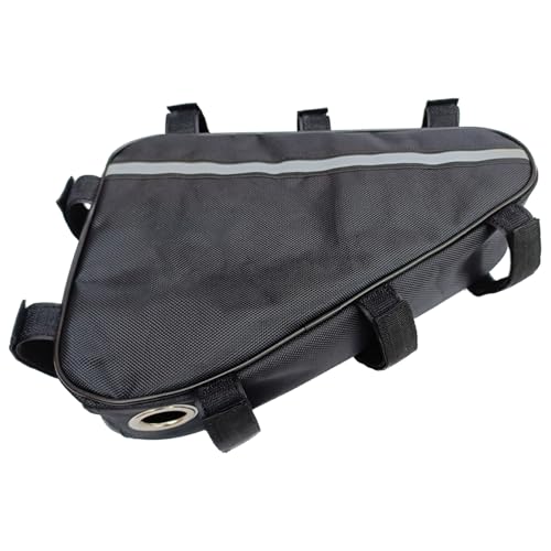Cycle Battery Storage Bag - Bolsa triángulo para bicicletas E Bikes | Cubierta de batería impermeable para bicicleta E | Bolsa de tela Oxford para guardar ruedas para teléfono, dinero en efectivo