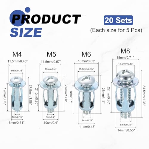 Écrou à rivets multi-grip en acier zingué pour fixer solidement sur tôle fine - 2