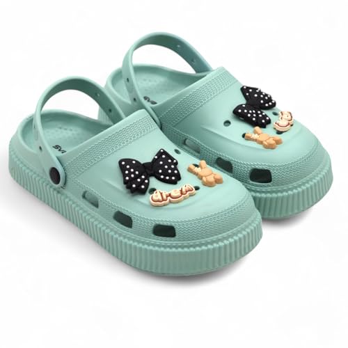 Image of SVAAR Fashionable Comfortable Lightweight Platform Heels Clogs for Women's | Cushioned Footwear | Lightweight Slip-ons | Waterproof Sandals for Women