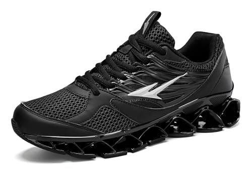 Image of Mens Running Shoes Mesh Breathable Trail Runners Fashion Sport Blade Walking Tennis Sneakers
