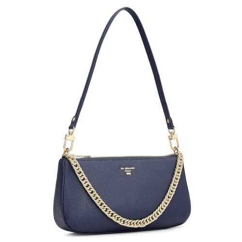 Image of Da Milano Leather Shoulder Bag for Women (00297N)
