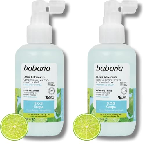 Babaria - Locion Anticaspa Hidratante Pelo | Anticaspa Hombre Y...