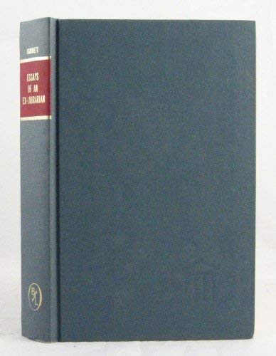 Essays of an ex-librarian (Essay index reprint ... 0836915038 Book Cover